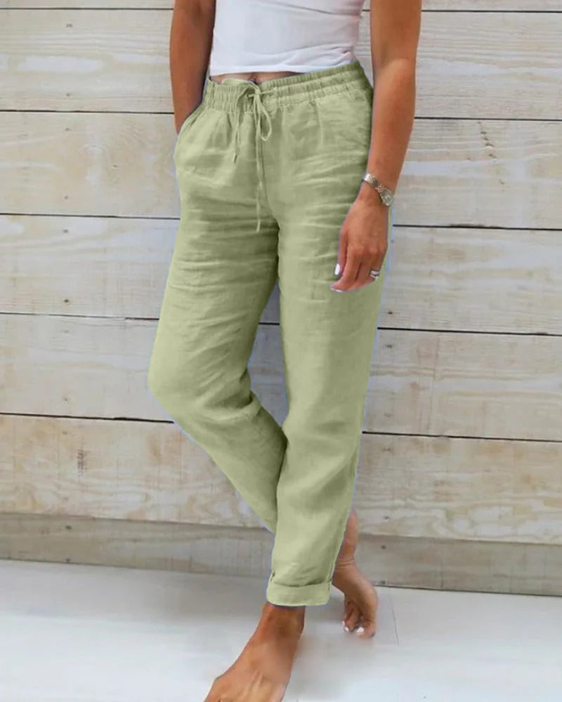 Amara Breeze / Pantalón de Lino y Algodón para Mujer
