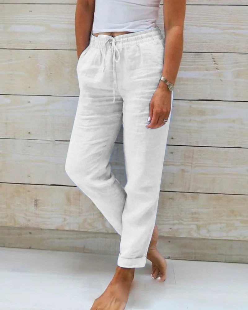 Amara Breeze / Pantalón de Lino y Algodón para Mujer