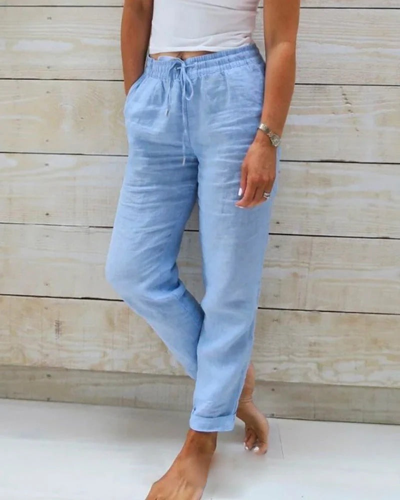 Amara Breeze / Pantalón de Lino y Algodón para Mujer