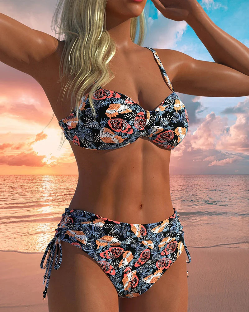 Casualina / Bikini sexy casual de dos piezas