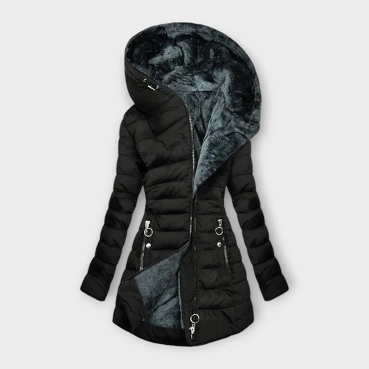 Zara / Chaquetón Forrado de Piel Sintética