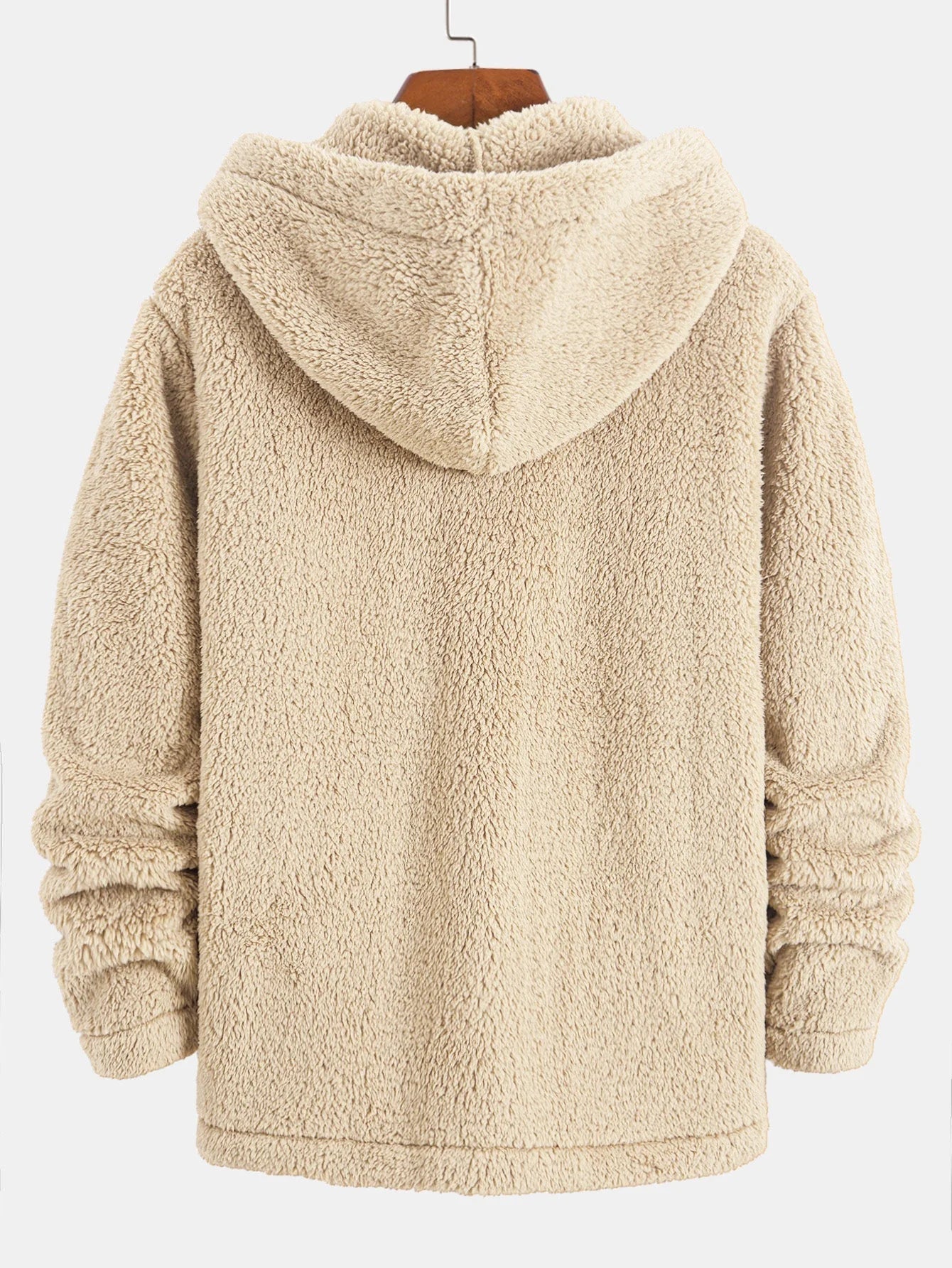 Bruno / Abrigo cómoda de felpa con capucha