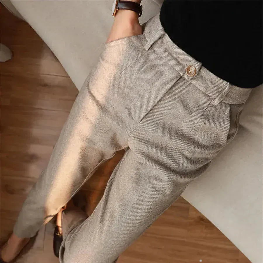 Gentleman Fit / Pantalón de  Traje Elegante