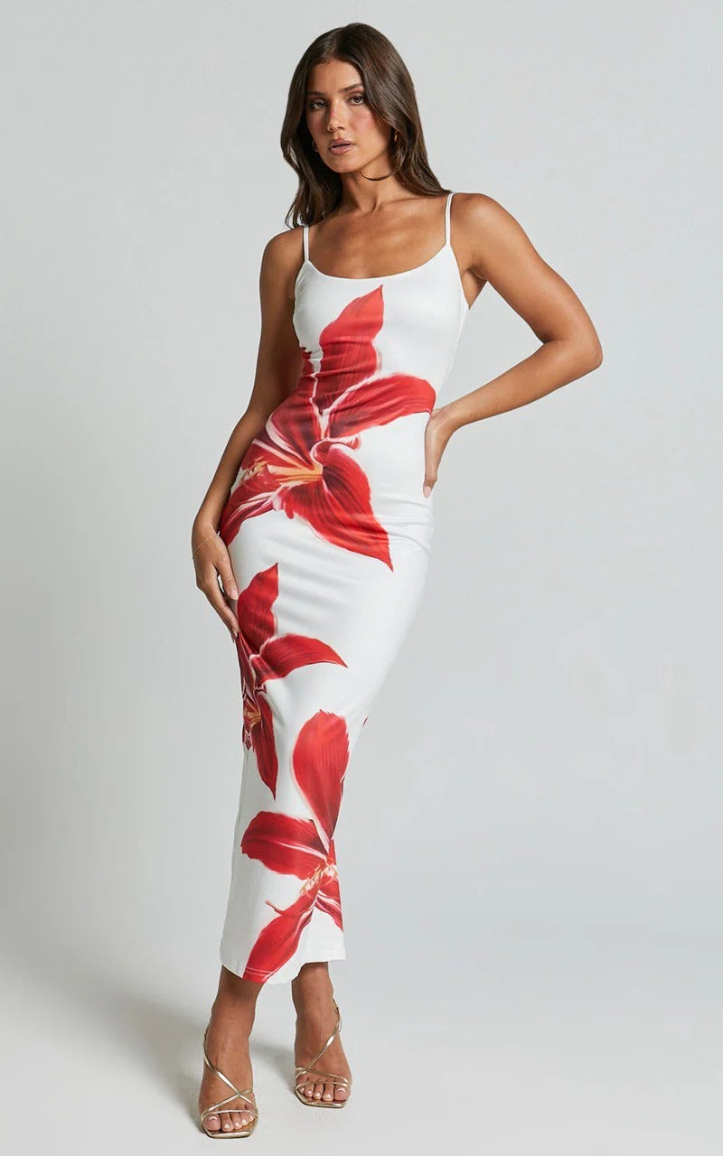 Valeria / Vestido Midi Floral