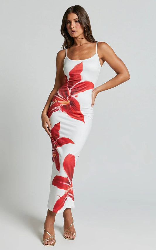 Valeria / Vestido Midi Floral