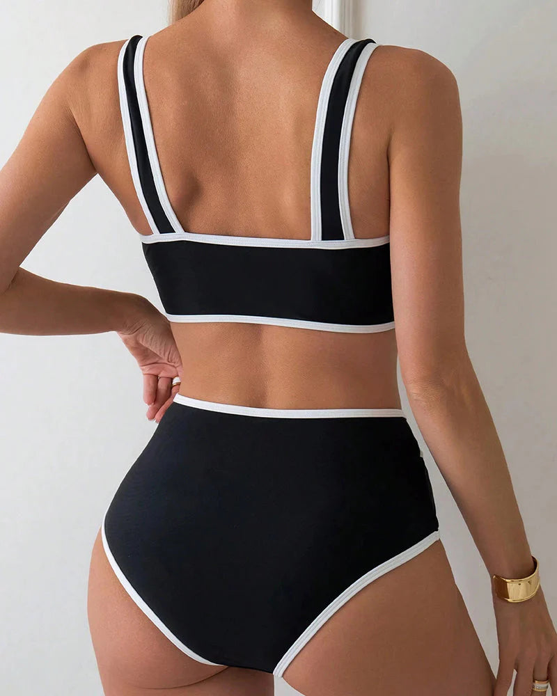 Stripella / Bikini de dos piezas con rayas