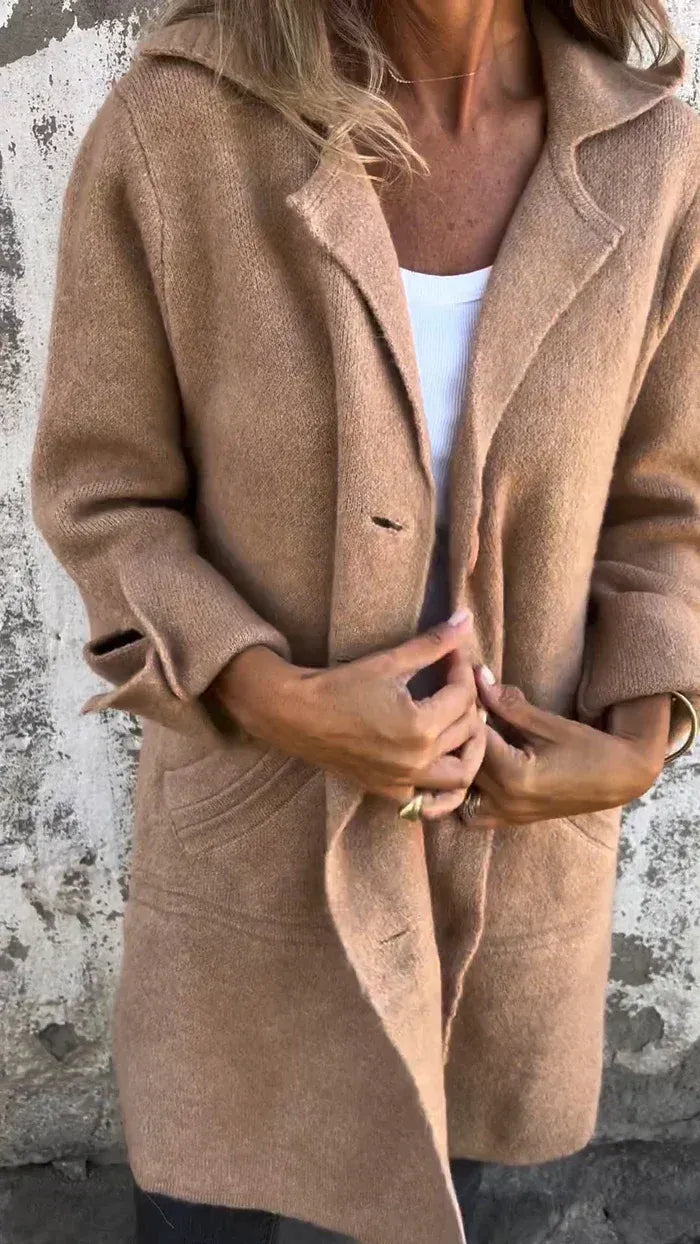 Lorena / Chaquetón Casual con Solapa
