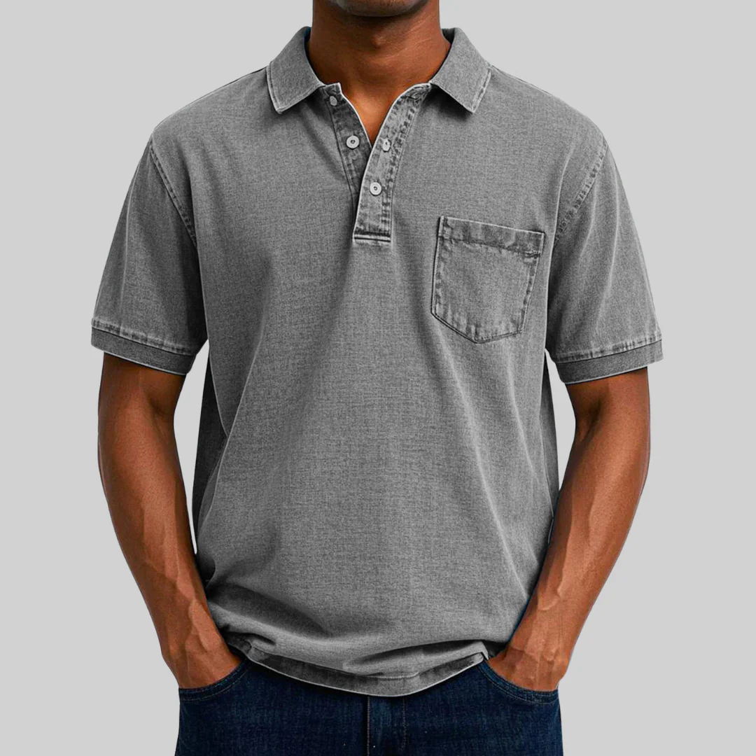 Dorian / Polo de Algodón Estilo Slim