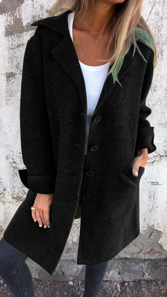 Lorena / Chaquetón Casual con Solapa