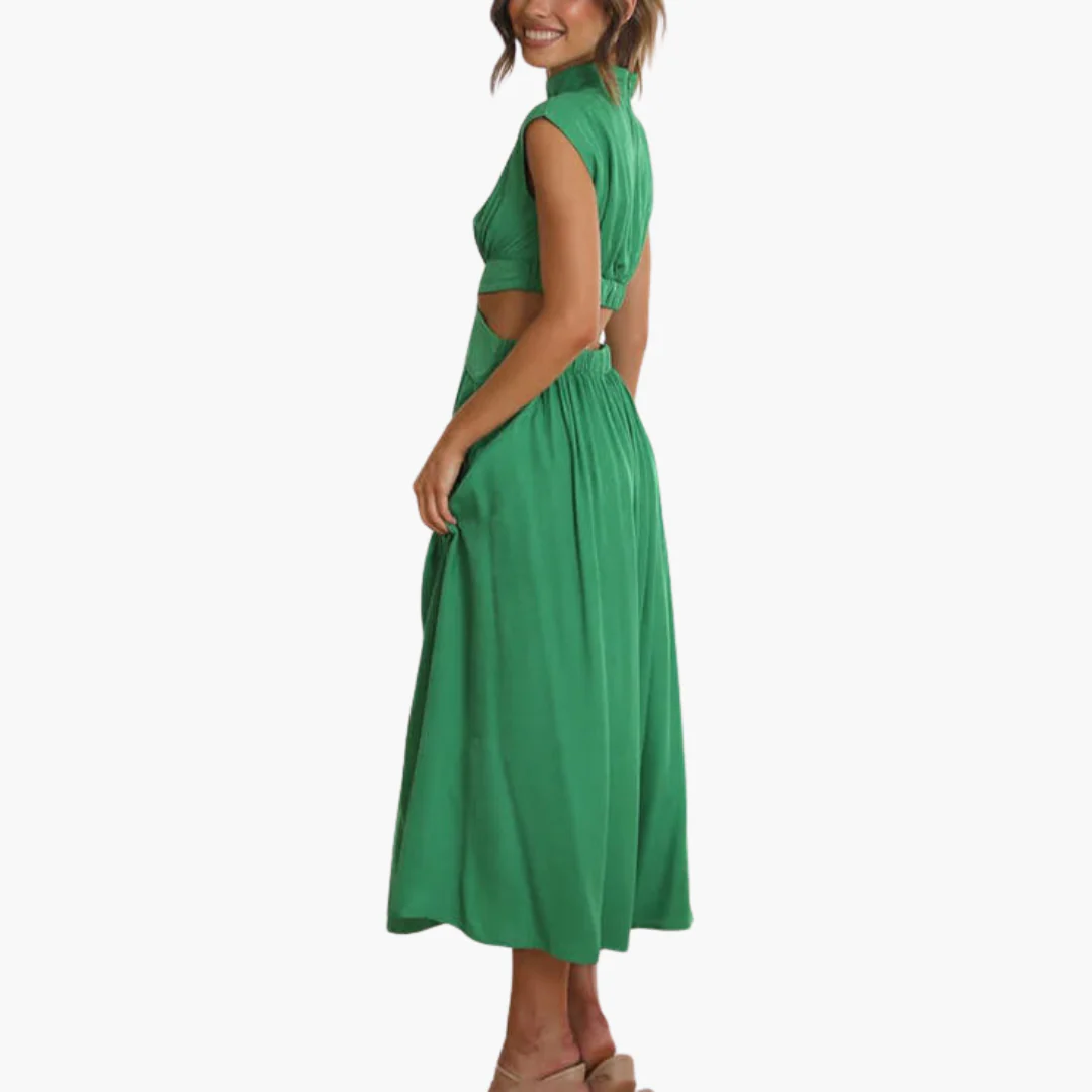Marlene / Vestido plisado elegante