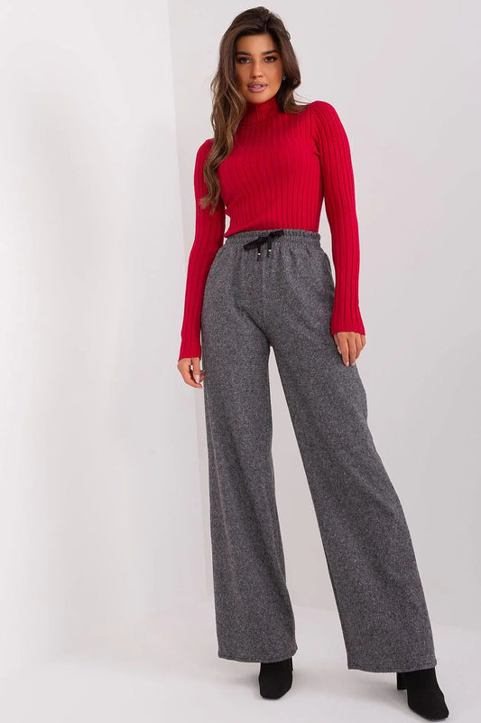 Elena / Pantalones elegantes de cintura alta