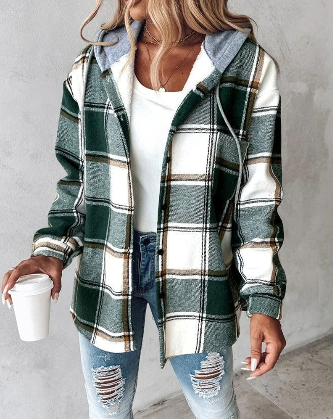 Lía / Chaqueta de Primavera con Capucha