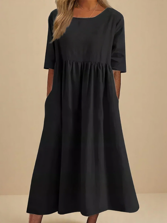 Lina / Vestido de algodón aireado