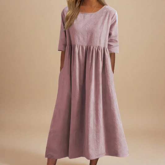 Lina / Vestido de algodón aireado