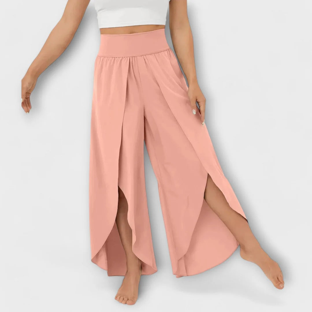 Liora / Pantalones de verano con shorts integrados