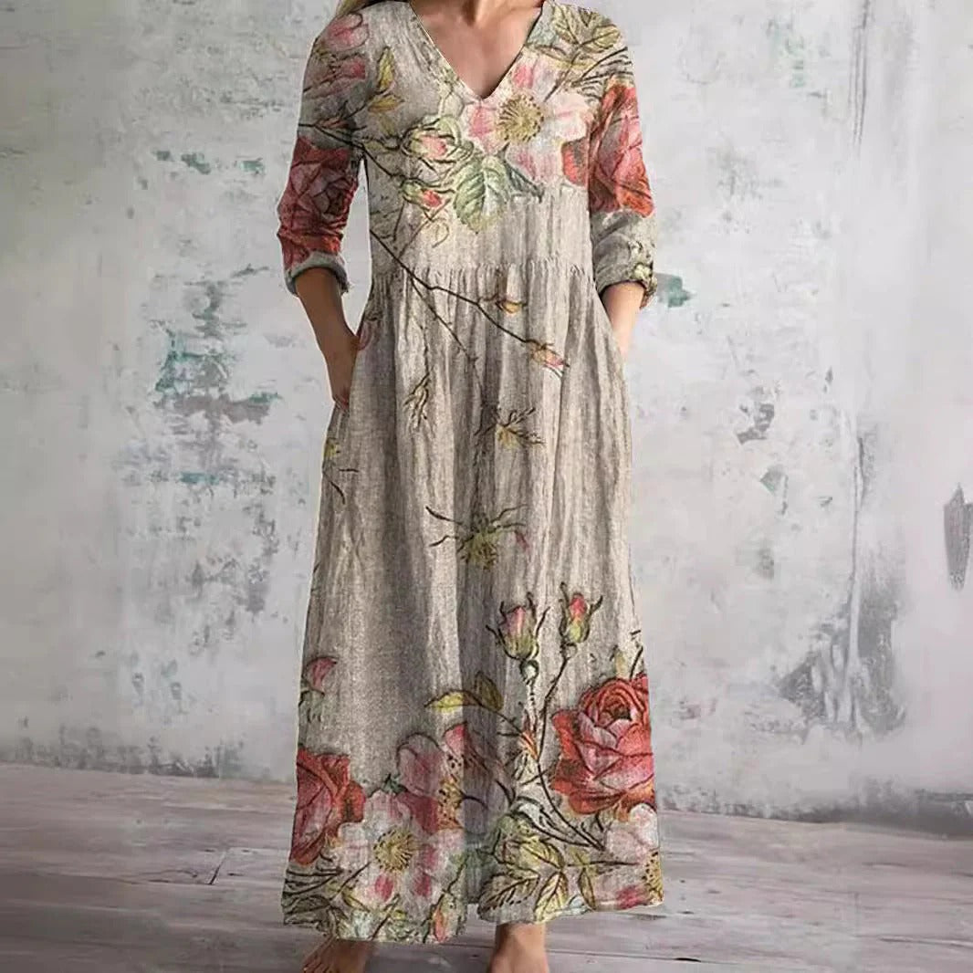 Nora / Vestido floral elegante y ligero