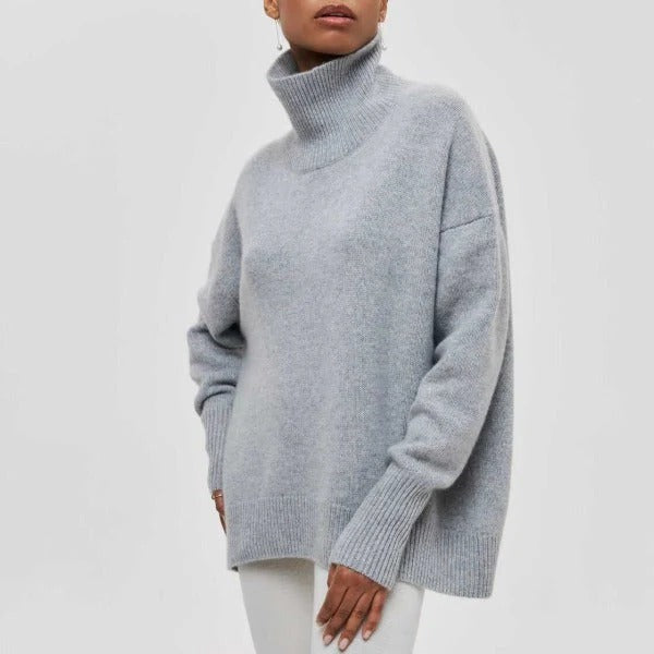 Amalia / Jersey de punto con cuello vuelto