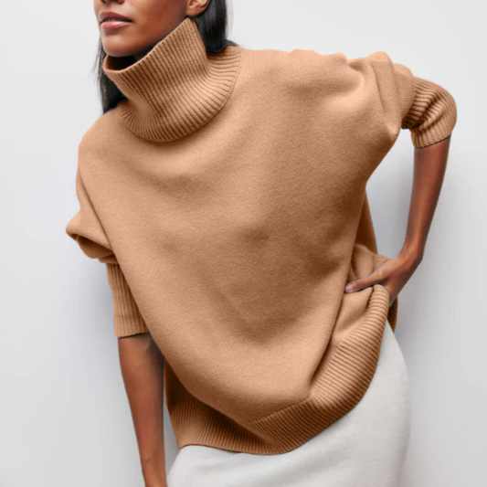 Amalia / Jersey de punto con cuello vuelto