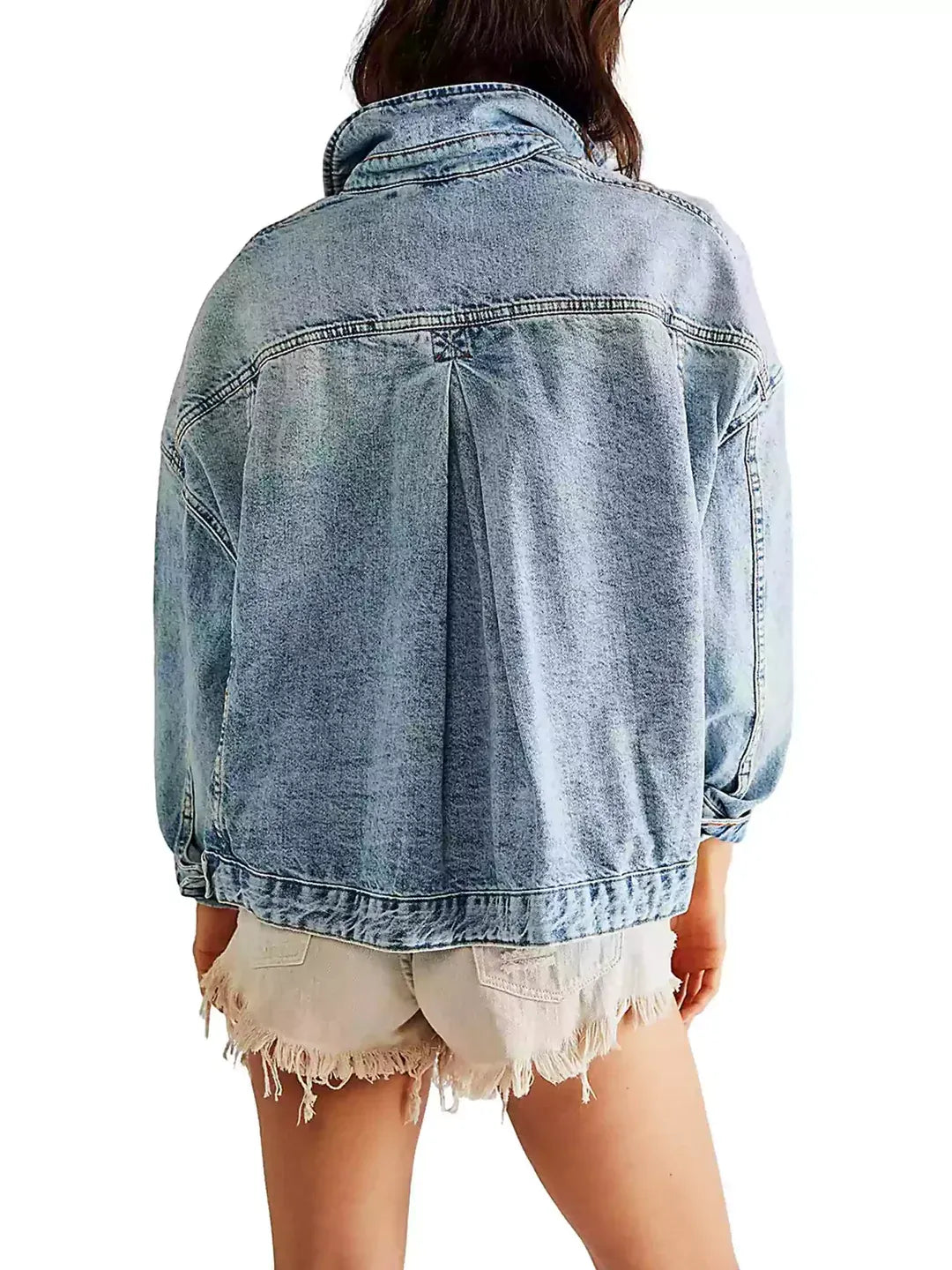 Chenille / Chaqueta Casual con Botones
