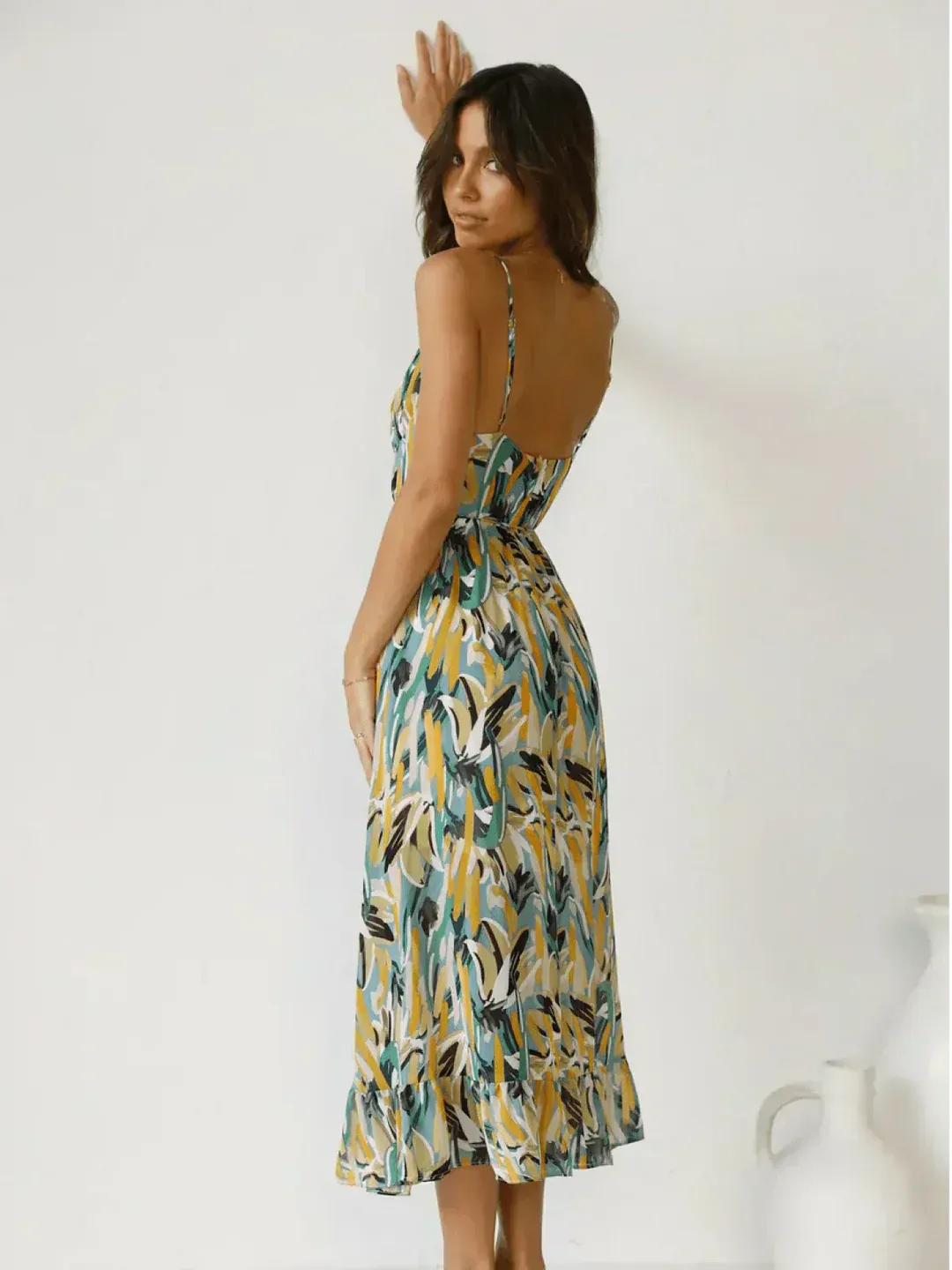 Chiara / Vestido Midi Colorido