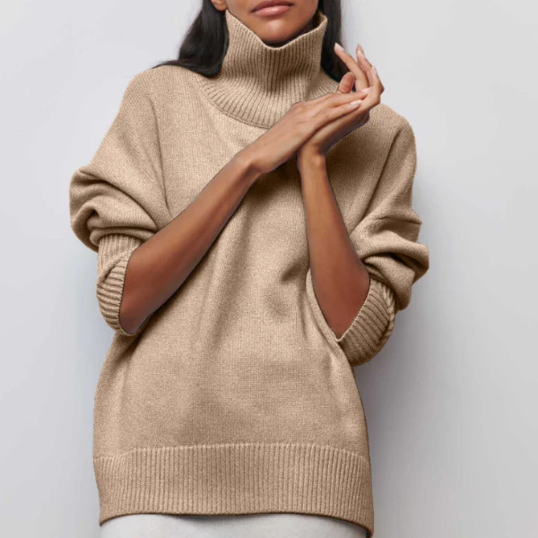 Amalia / Jersey de punto con cuello vuelto