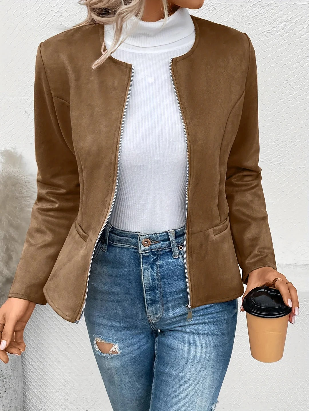 Máxima / Chaqueta Slim Fit Elegante