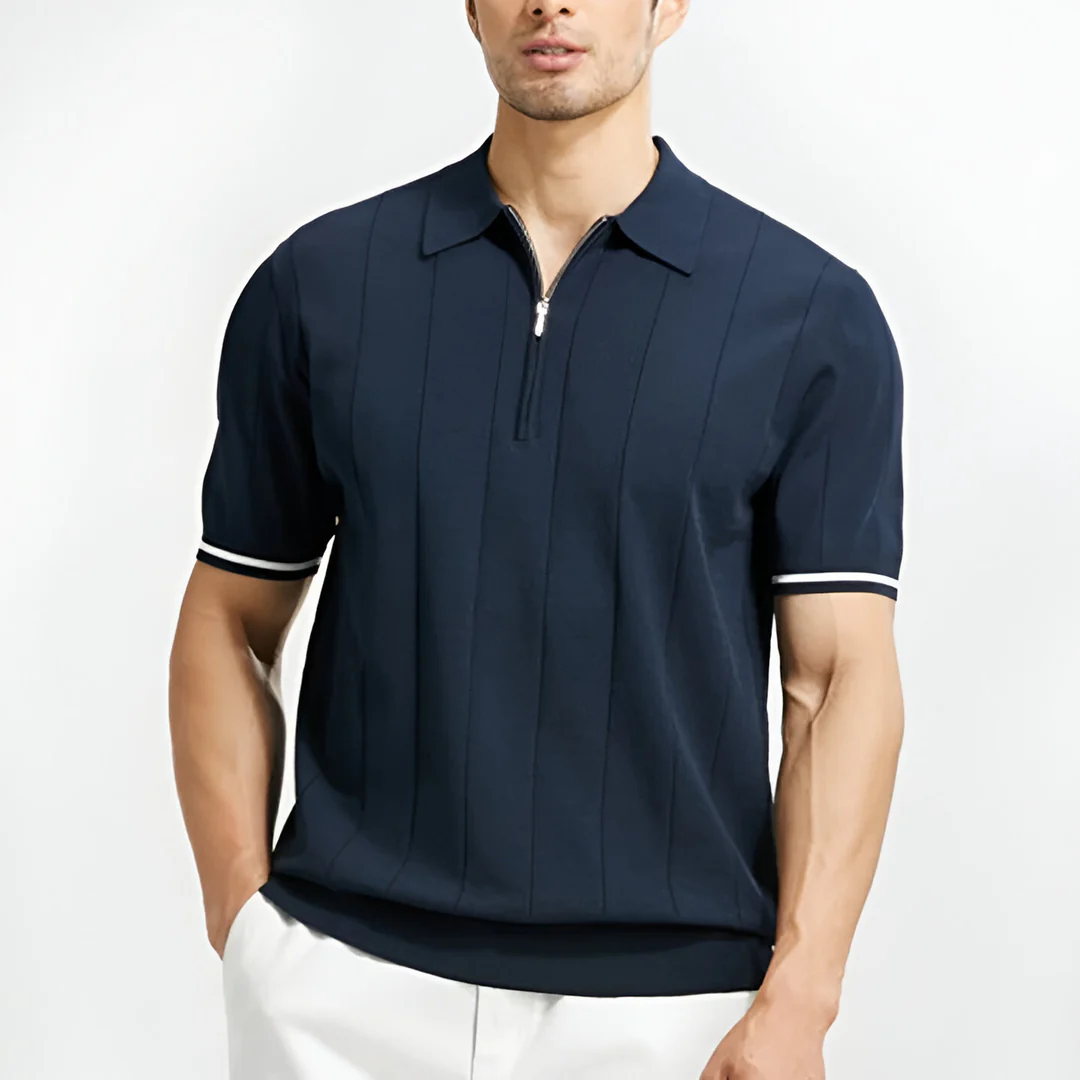 Einar / Polo Slim con Cremallera