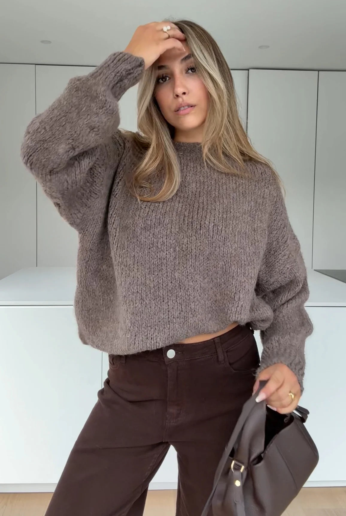 Pantalón Wide Leg Cocoa Velvet