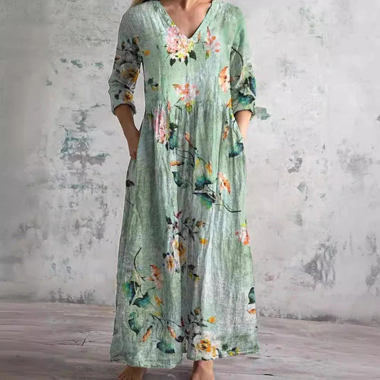 Nora / Vestido floral elegante y ligero