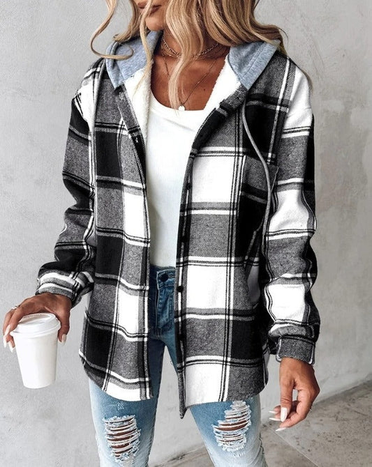 Lía / Chaqueta de Primavera con Capucha