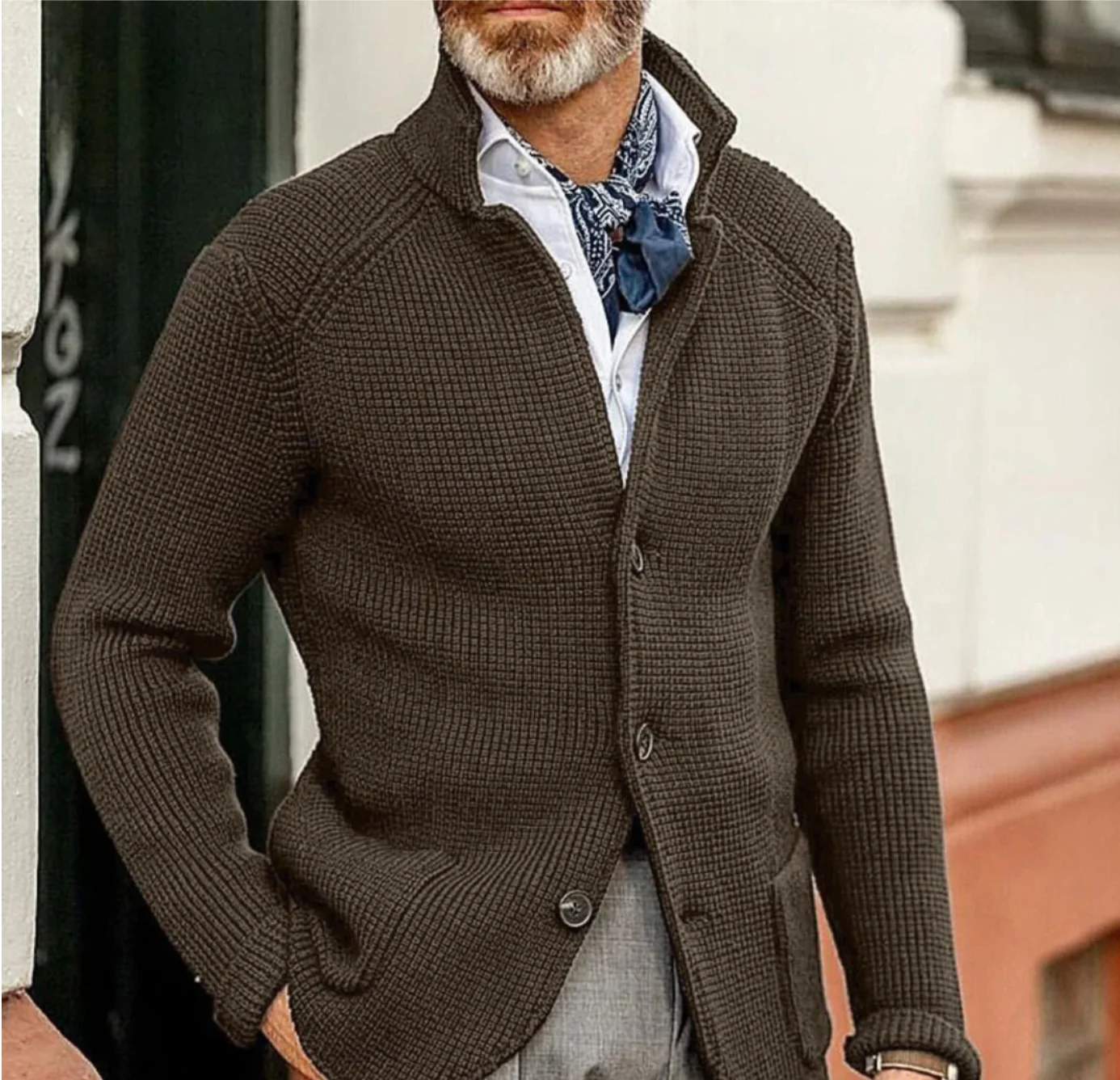 Dante / Cárdigan Esencial para el Hombre Moderno