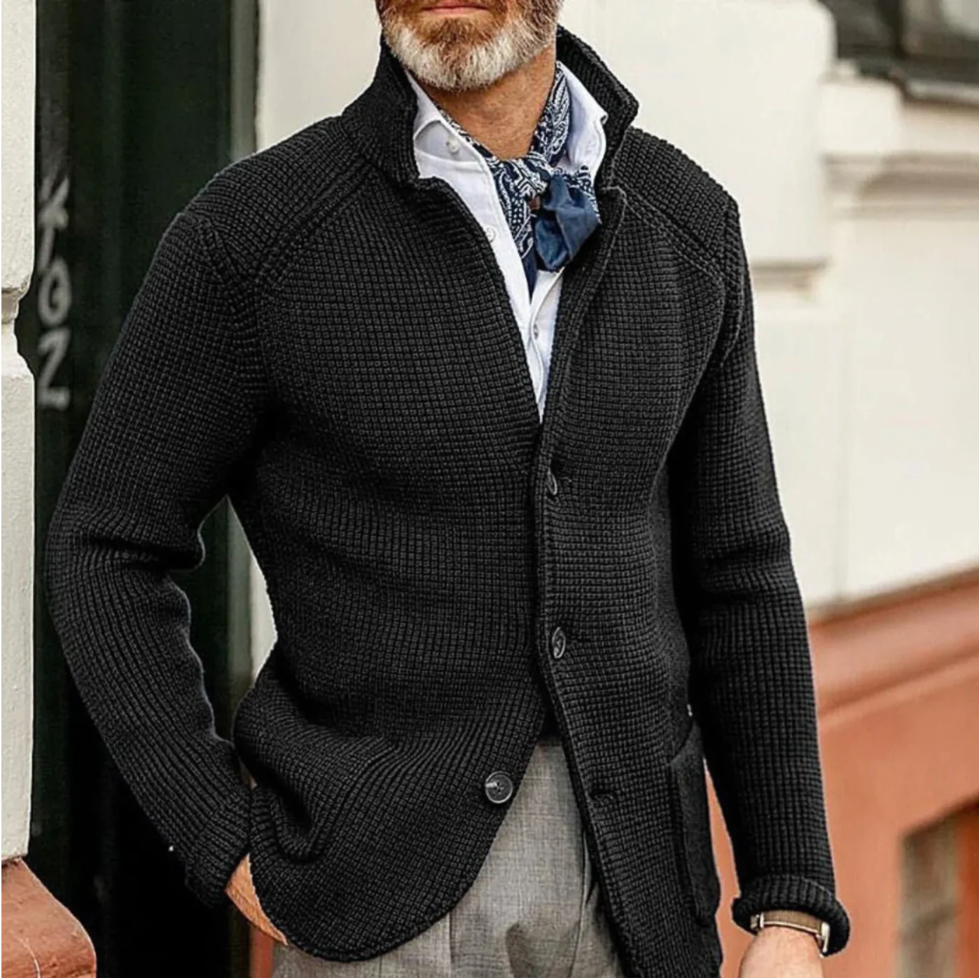 Dante / Cárdigan Esencial para el Hombre Moderno