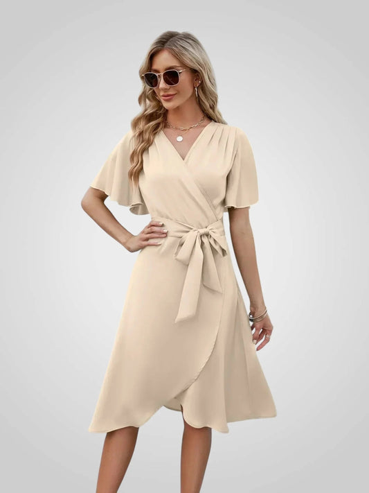 Esencia de París / Vestido Cruzado de Encanto
