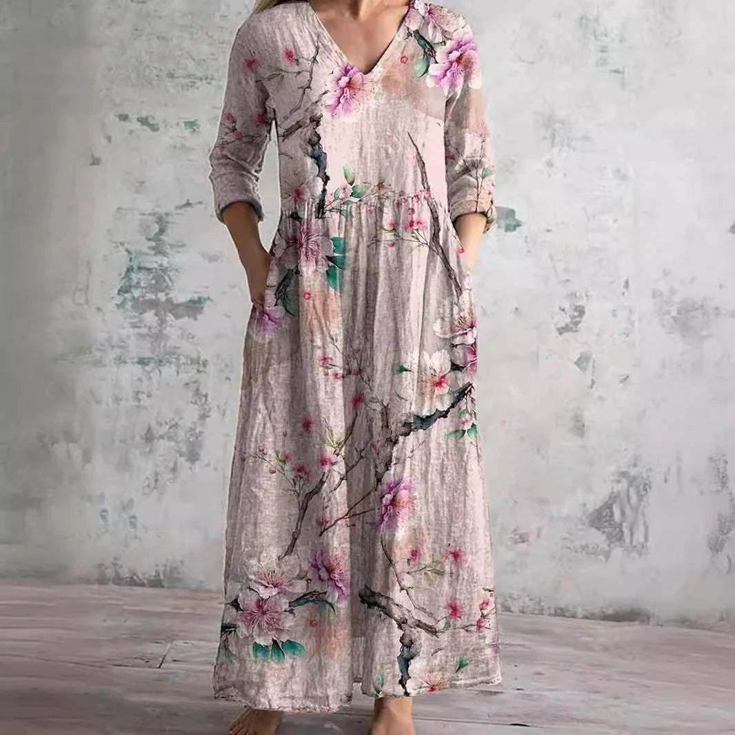Nora / Vestido floral elegante y ligero