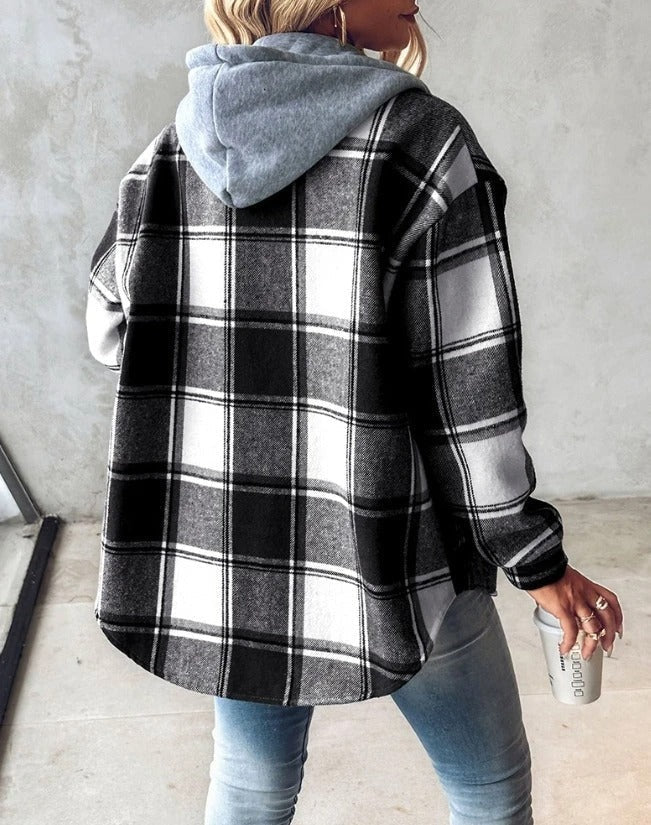 Lía / Chaqueta de Primavera con Capucha