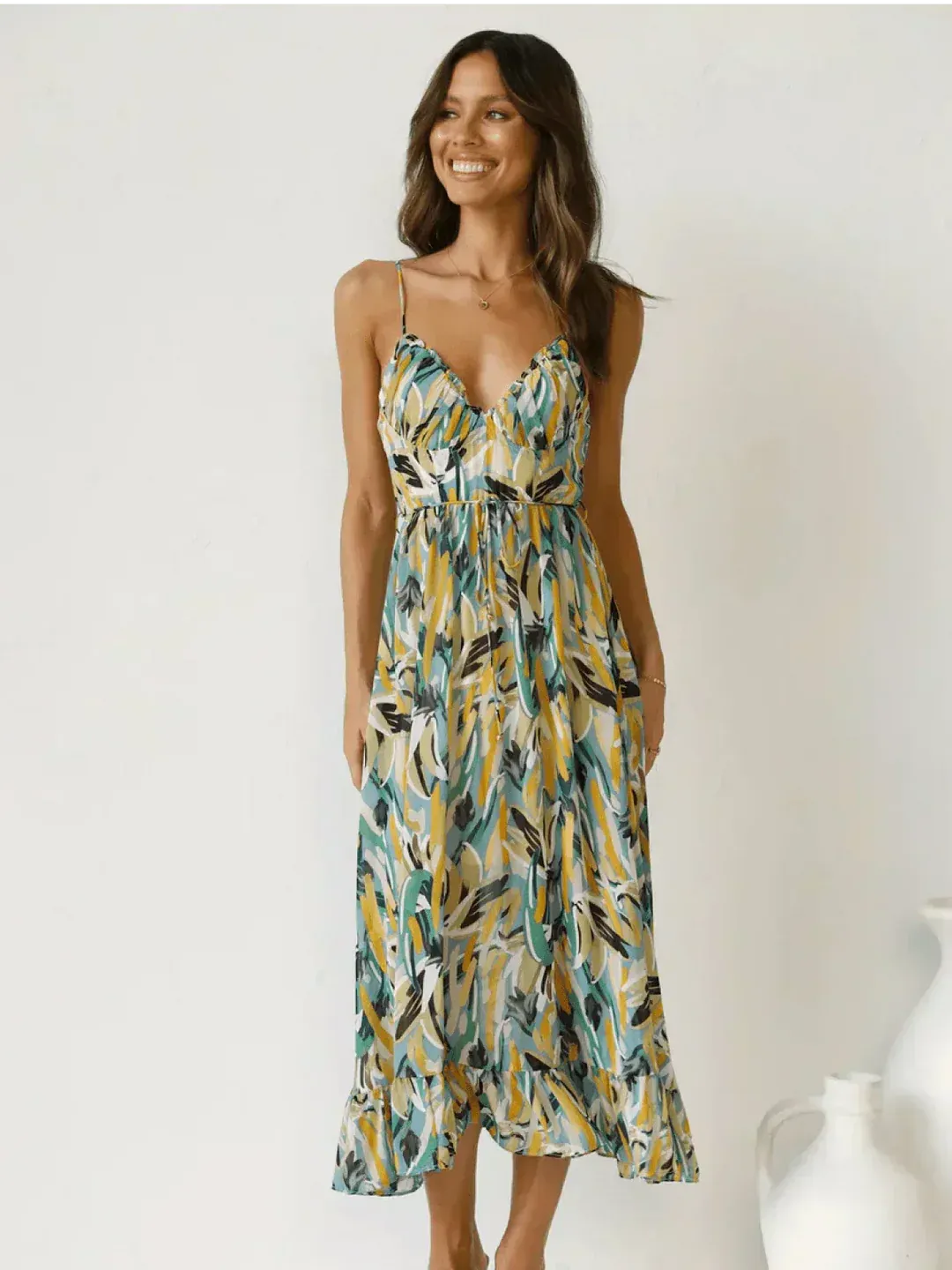 Chiara / Vestido Midi Colorido