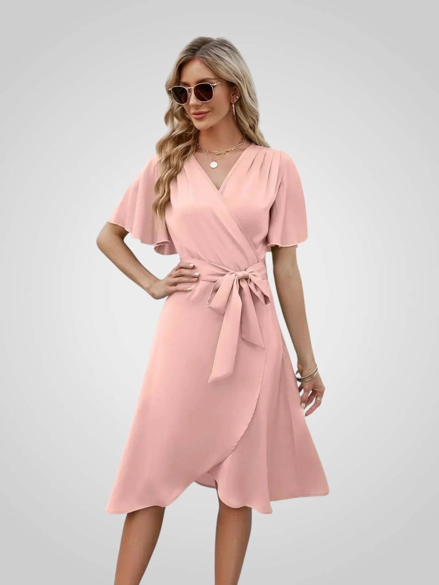 Esencia de París / Vestido Cruzado de Encanto