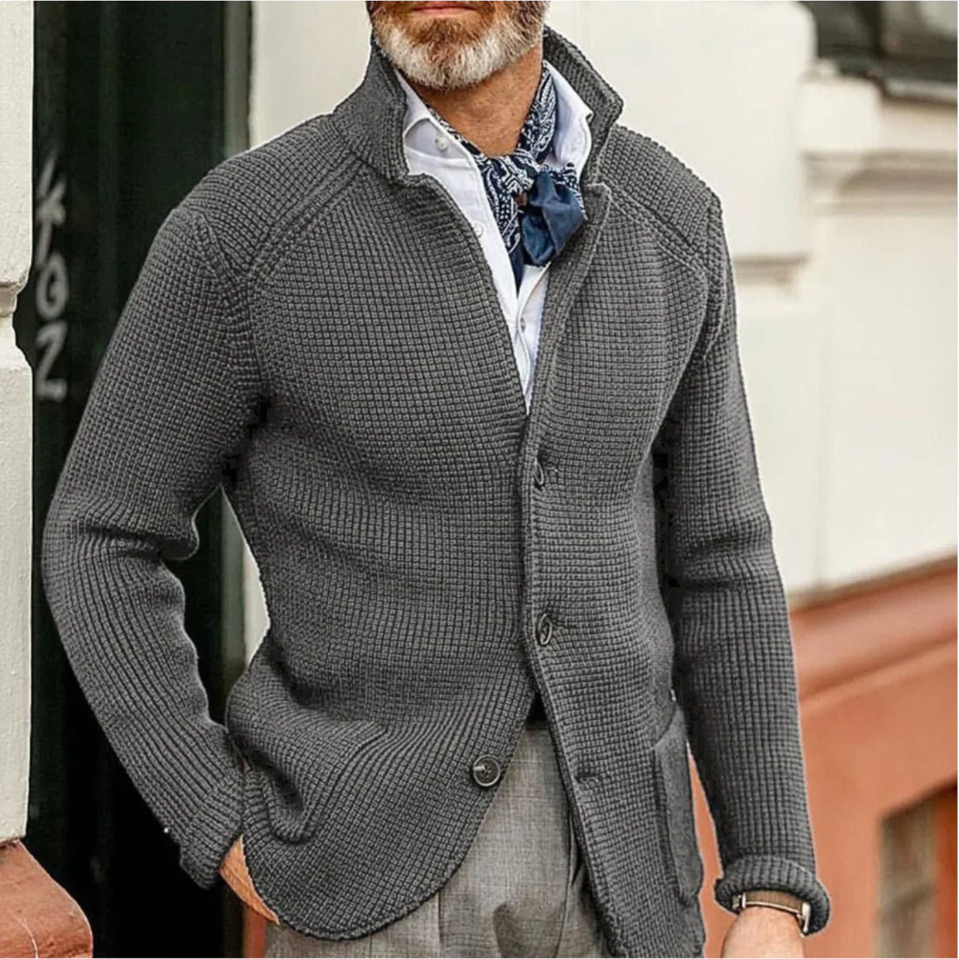 Dante / Cárdigan Esencial para el Hombre Moderno
