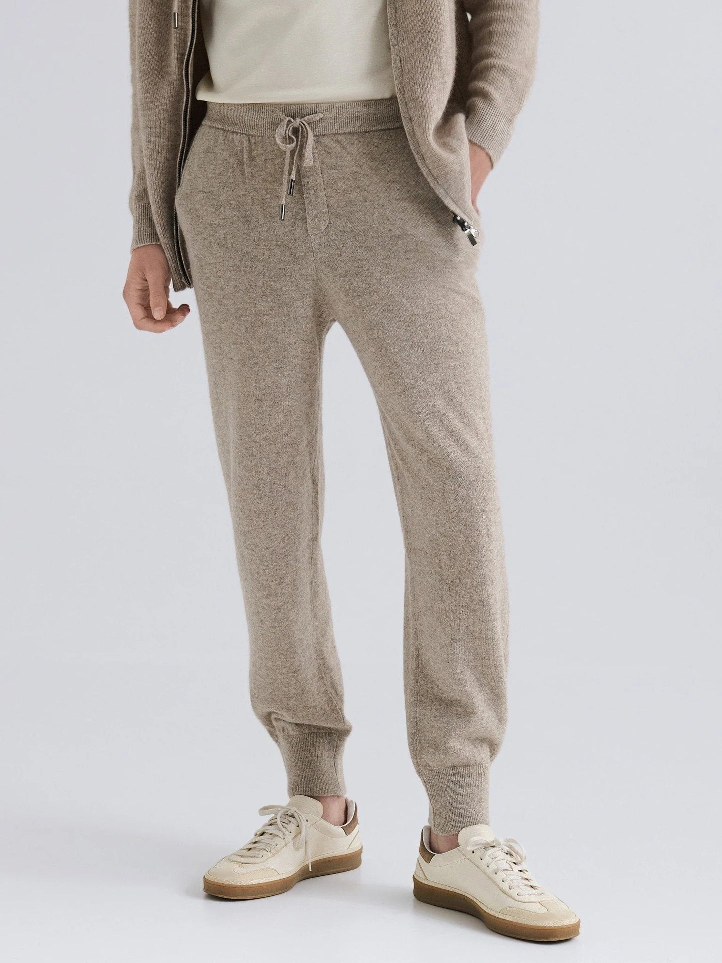 Pantalón Esencia Beige / Cachemira de Lujo para Estilo y Confort Diario
