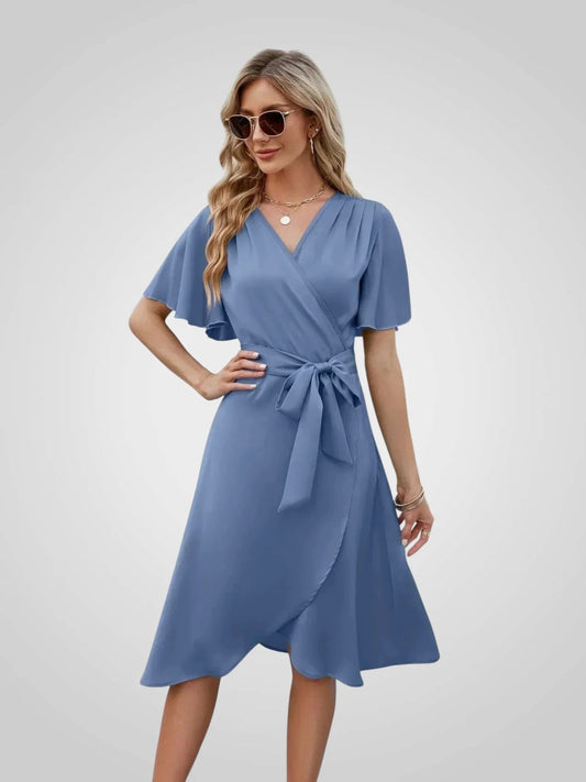 Esencia de París / Vestido Cruzado de Encanto