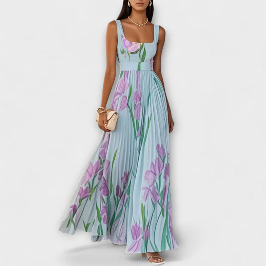 Ylena / Vestido floral sin mangas para mujer