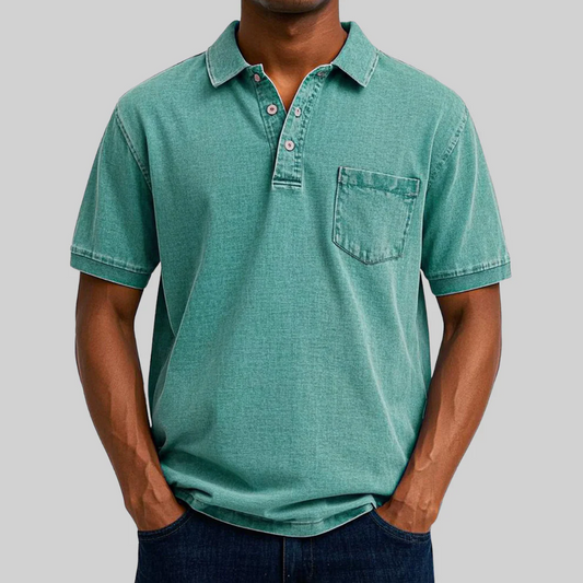 Dorian / Polo de Algodón Estilo Slim