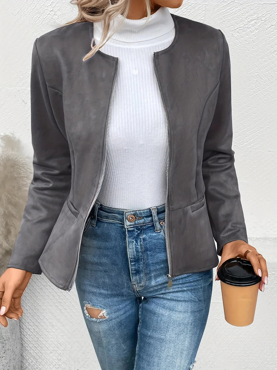 Máxima / Chaqueta Slim Fit Elegante