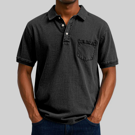 Dorian / Polo de Algodón Estilo Slim