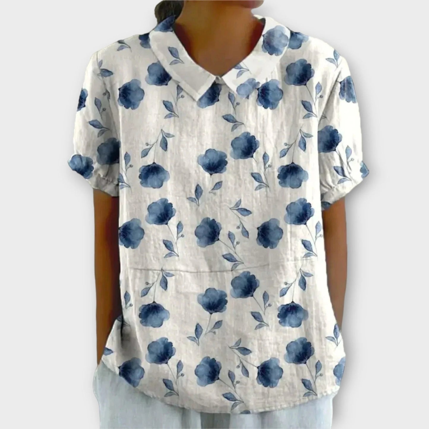 Amara / Blusa Casual Elegante con Estampado Floral