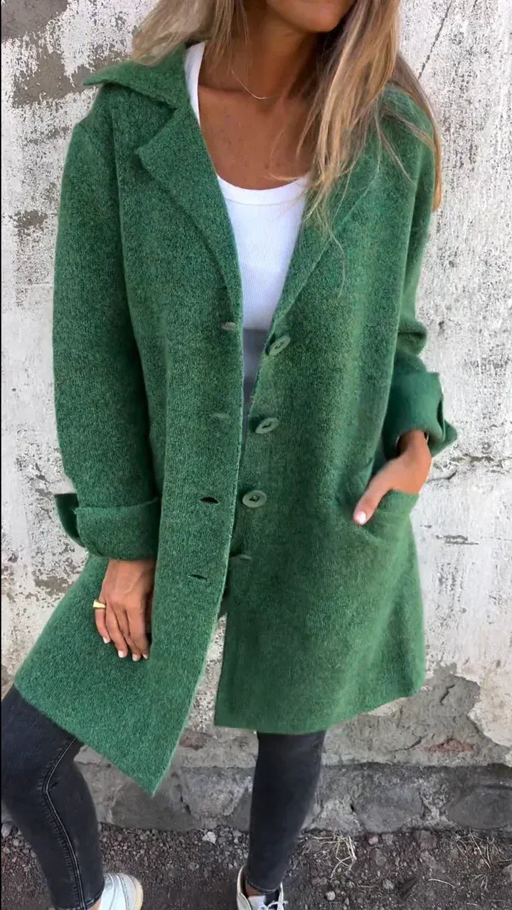 Lorena / Chaquetón Casual con Solapa