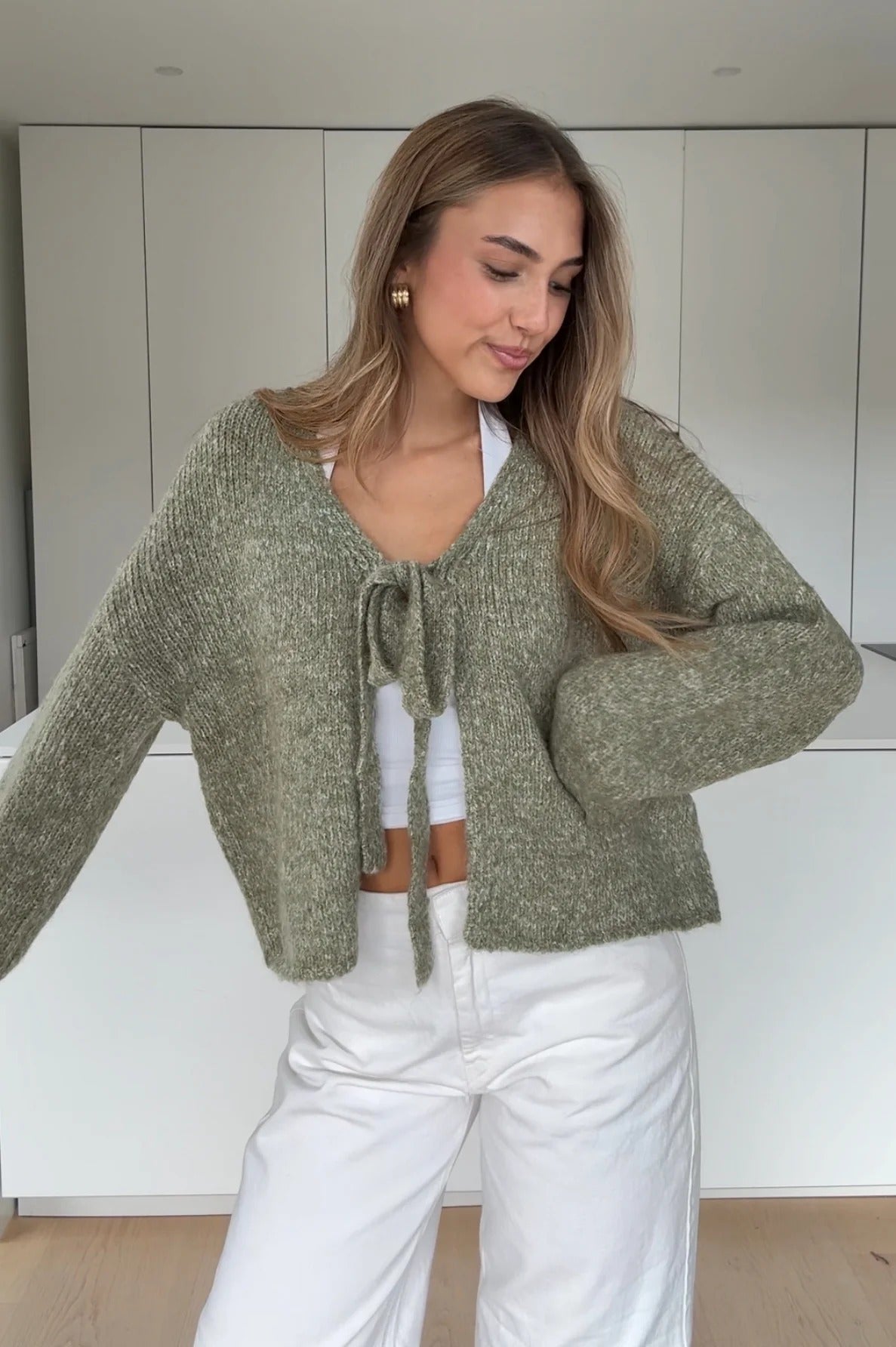 Cárdigan Sage Velvet