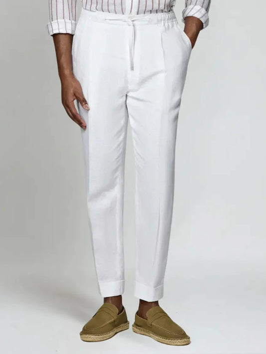 Brisa Blanca / Pantalón de Lino Fresco y Veraniego