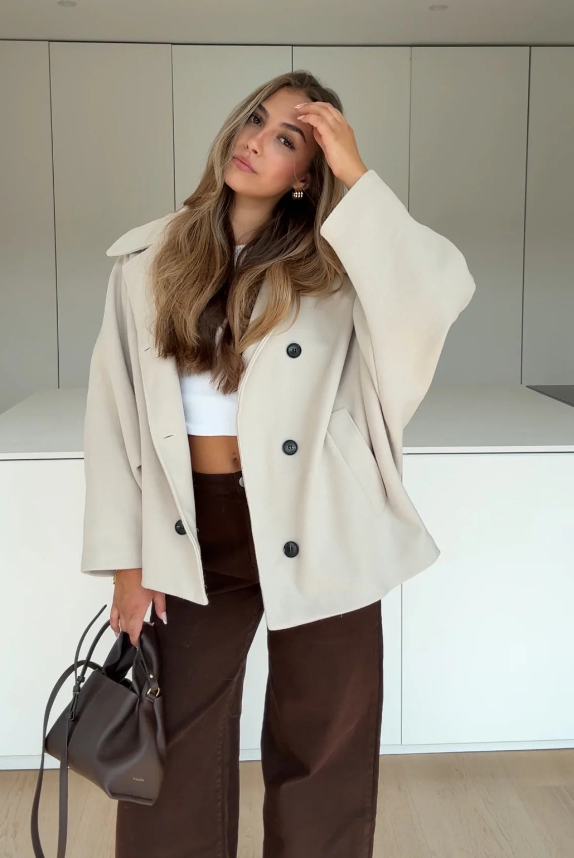 Pantalón Wide Leg Cocoa Velvet