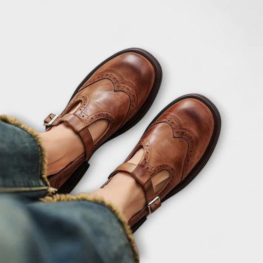 Naima / Mary Janes de cuero elegantes